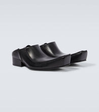 Balenciaga Romeo leather slippers