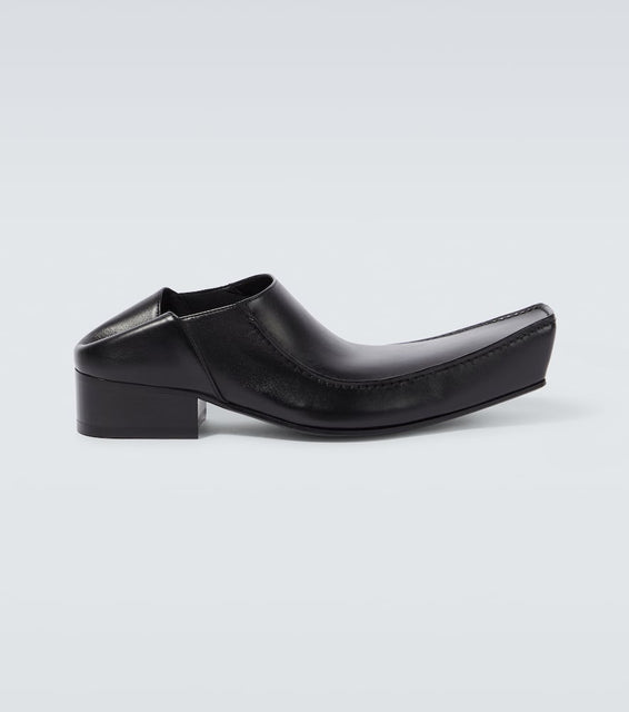 Balenciaga Romeo leather slippers