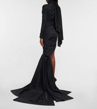 Balenciaga Ruched asymmetric minidress