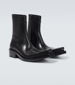 Balenciaga Santiago leather boots