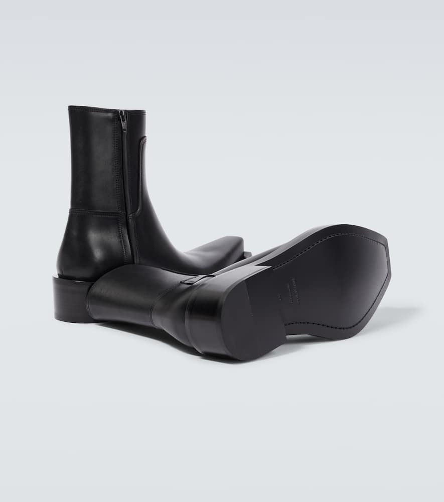 Balenciaga Santiago leather boots