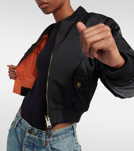 Balenciaga Shrunk cropped bomber jacket