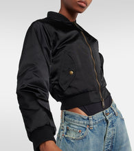 Balenciaga Shrunk cropped bomber jacket
