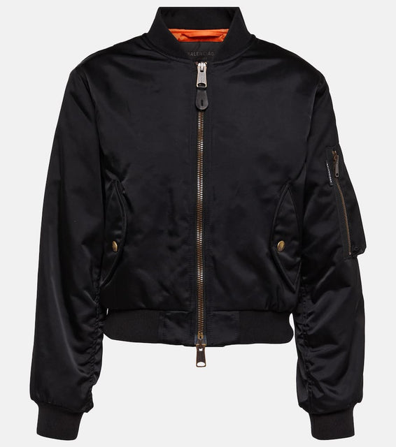 Balenciaga Shrunk cropped bomber jacket