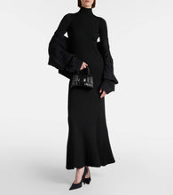 Balenciaga Silk-blend maxi dress