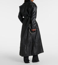 Balenciaga Single-breasted leather coat
