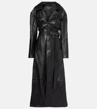 Balenciaga Single-breasted leather coat - Balenciaga 单排扣皮大衣