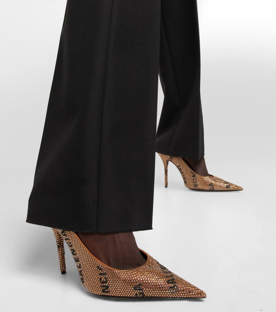 Balenciaga Square Knife embellished pumps