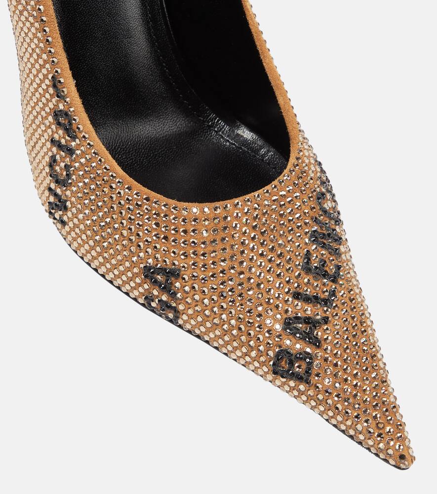 Balenciaga Square Knife embellished pumps