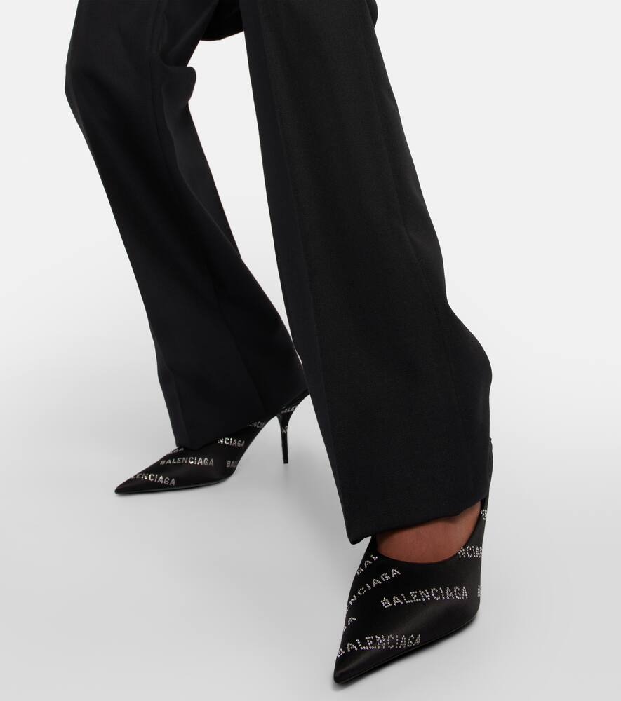 Balenciaga Square Knife slingback pumps