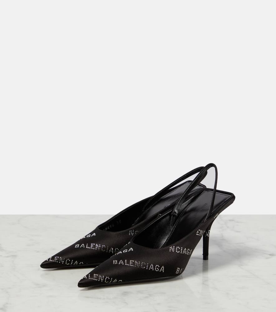 Balenciaga Square Knife slingback pumps