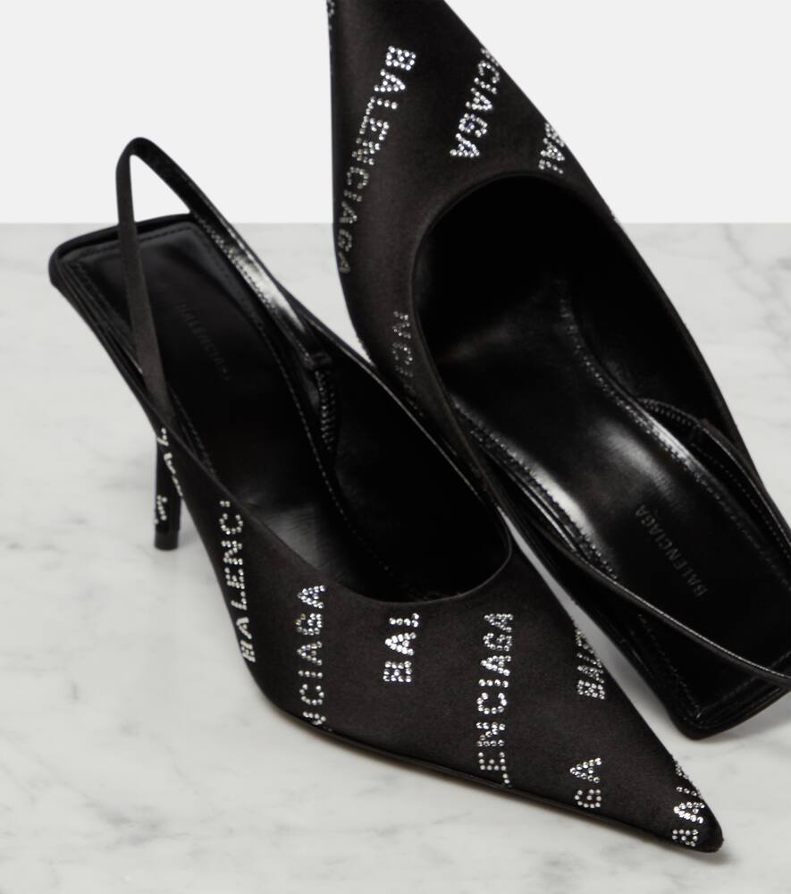 Balenciaga Square Knife slingback pumps