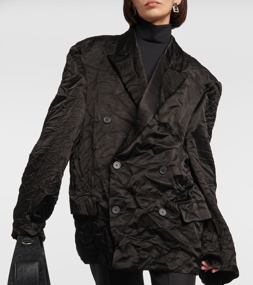 Balenciaga Steroid oversized satin blazer
