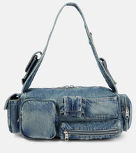 Balenciaga Superbusy Small denim crossbody bag. Shop Balenciaga Shoulder Bags for women now.