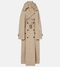 Balenciaga Suspended Trench cotton twill midi dress. Balenciaga Suspended Trench 棉质斜纹中长连衣裙