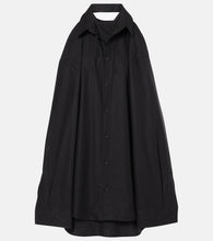Balenciaga Suspended cotton shirt dress. Balenciaga 悬挂式棉质衬衫裙