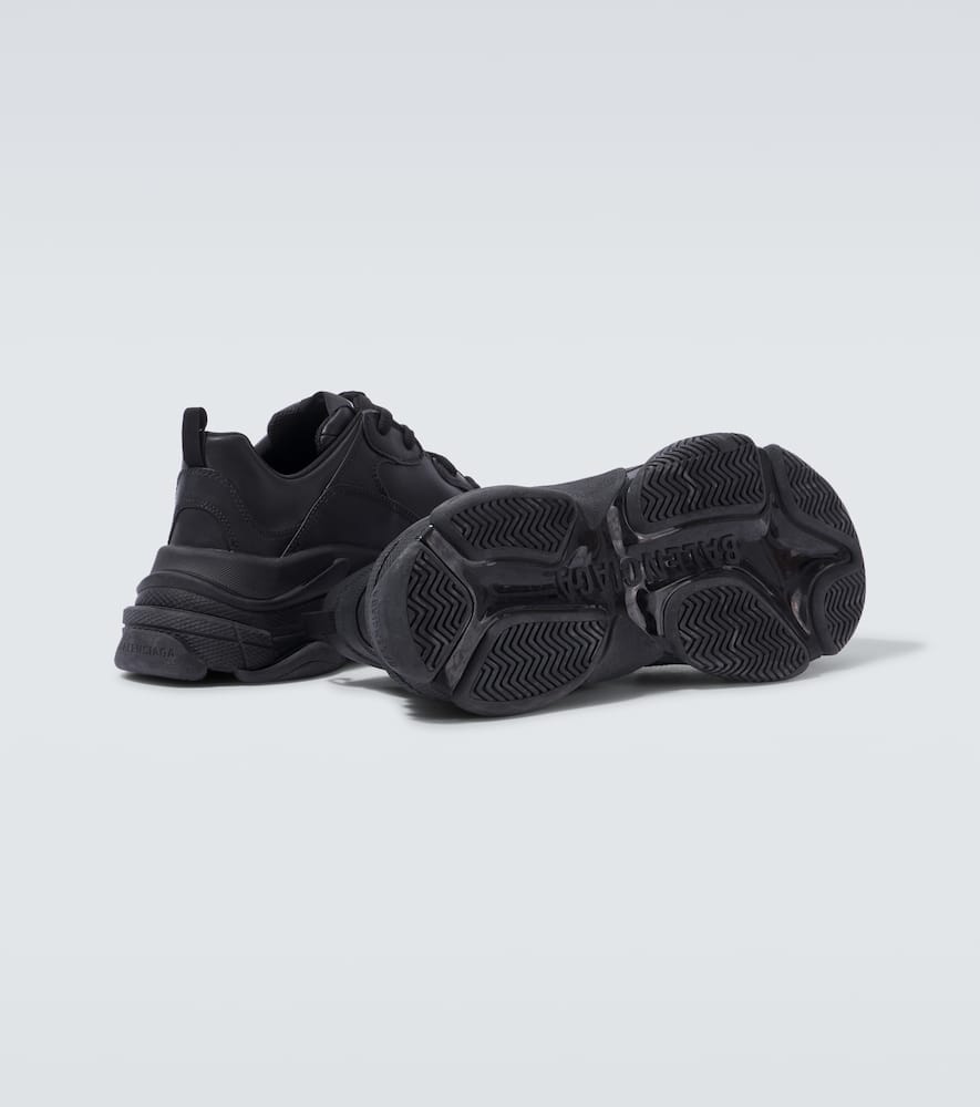 Balenciaga Triple S Sporty leather sneakers