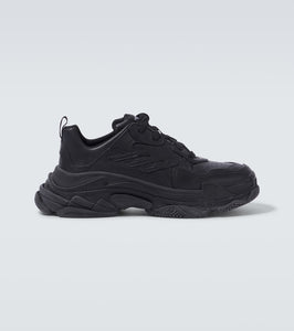 Balenciaga Triple S Sporty leather sneakers