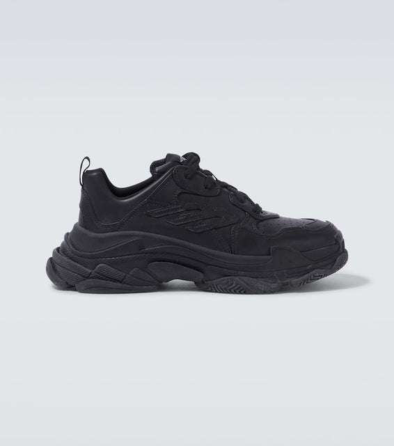 Balenciaga Triple S Sporty leather sneakers