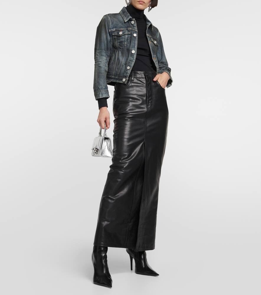 Balenciaga Witch 110 leather boots