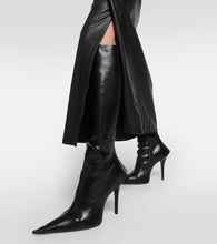 Balenciaga Witch 110 leather boots