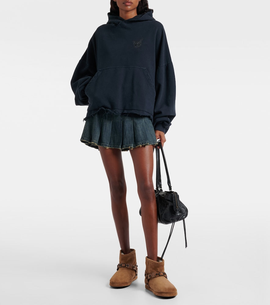 Balenciaga Alaska suede ankle boots (Brown) - Flat Boots