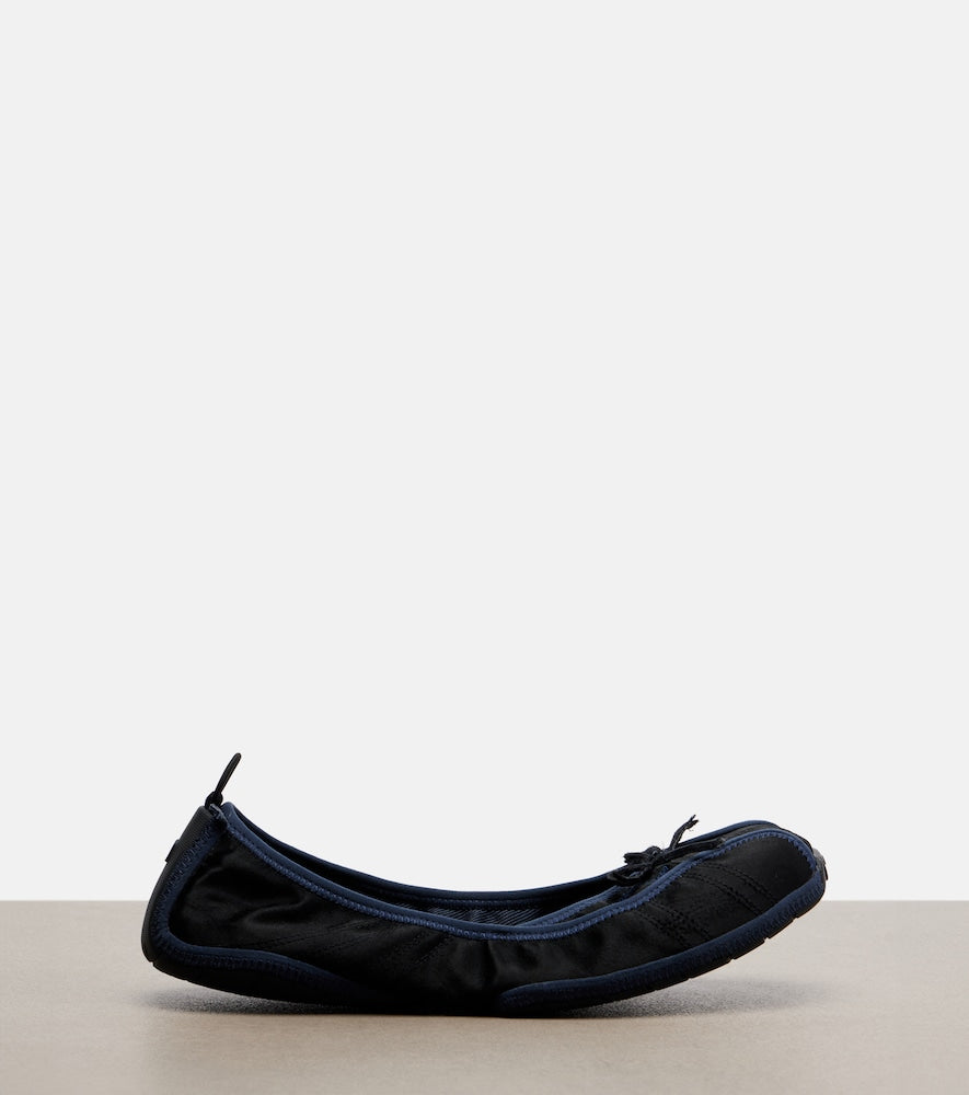 Black Balenciaga Ballet canvas ballet flats - Ballerina Flats