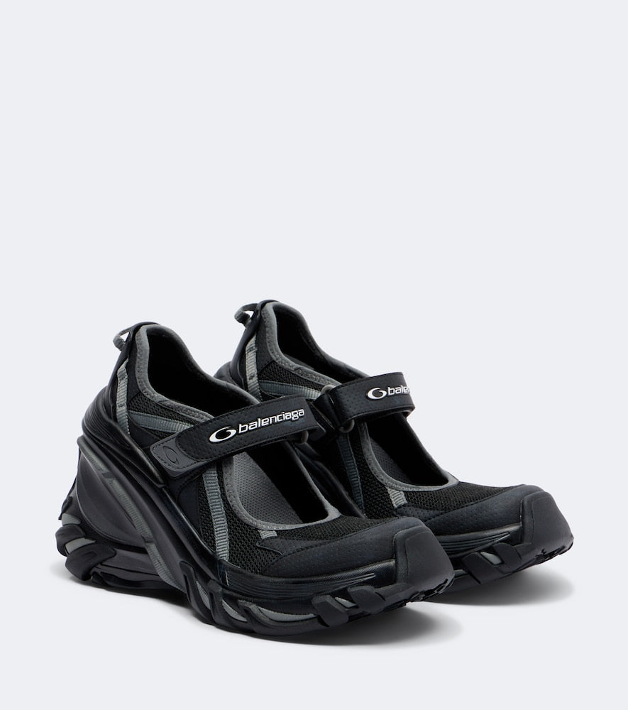 Black Balenciaga Hydra wedge sneakers - Low-Top Sneakers