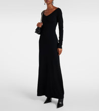 Balenciaga Wool-blend maxi dress