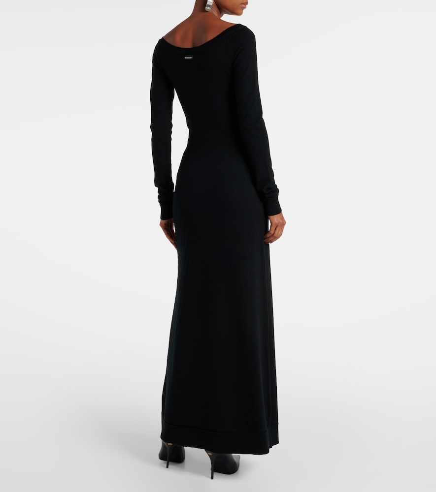 Balenciaga Wool-blend maxi dress