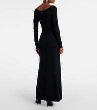 Balenciaga Wool-blend maxi dress