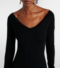 Balenciaga Wool-blend maxi dress
