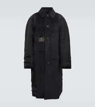 Balenciaga Wool-paneled technical jacket