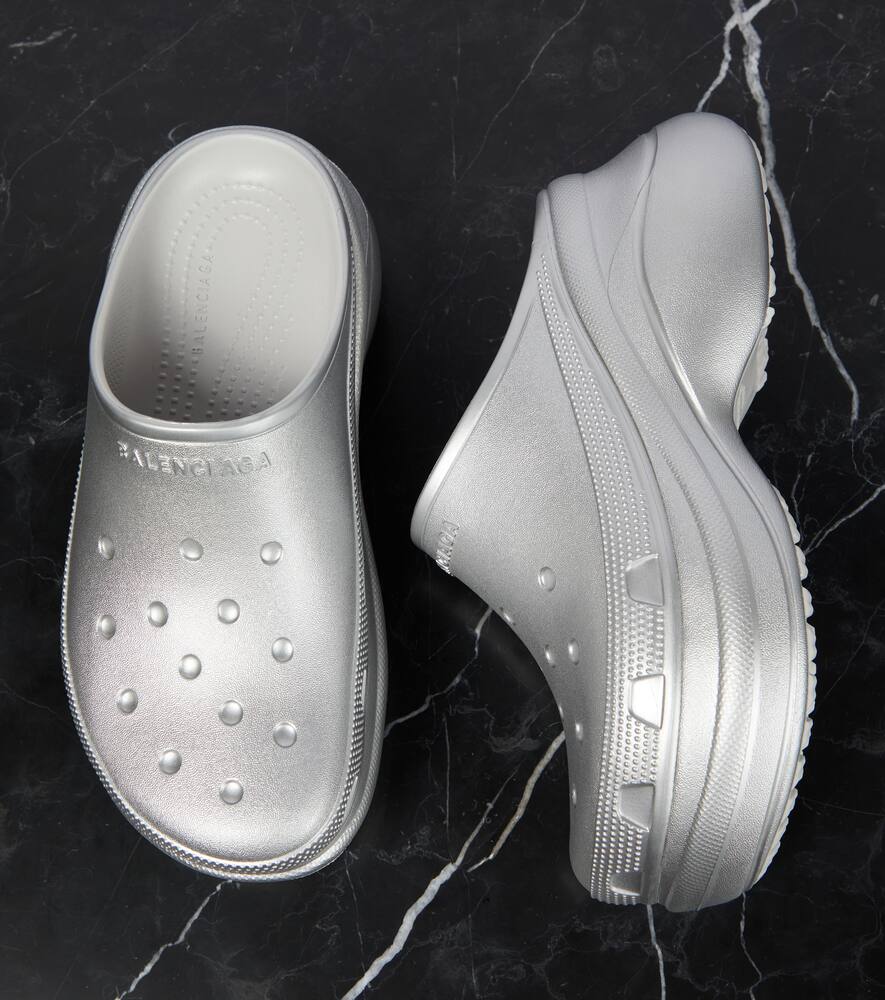 Balenciaga x Crocs platform slides