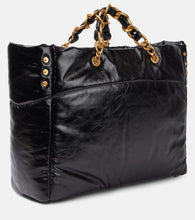 Balmain 1945 padded leather tote bag