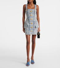 Balmain 75 embellished denim mules