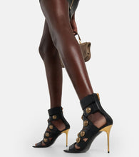 Balmain Alma embellished leather sandals