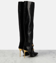 Balmain Alma leather knee-high boots