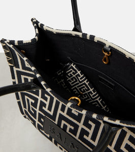 Balmain B-Army 42 jacquard tote bag