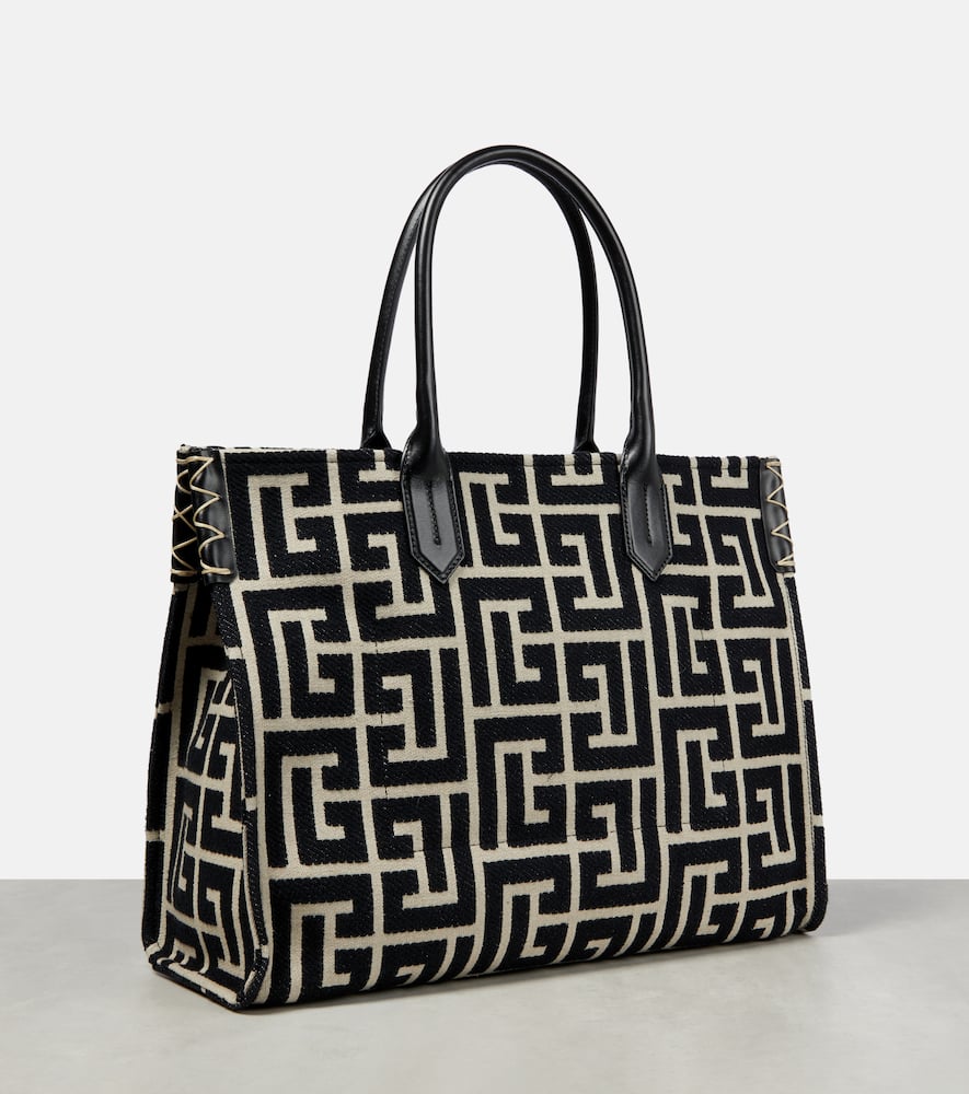 Balmain B-Army 42 jacquard tote bag