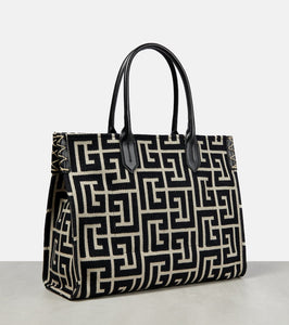 Balmain B-Army 42 jacquard tote bag