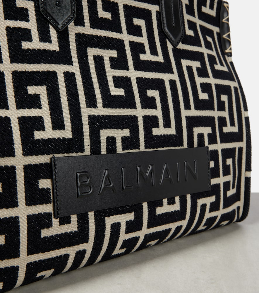 Balmain B-Army 42 jacquard tote bag