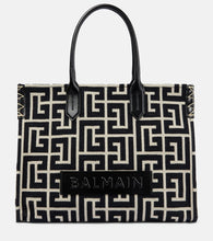 Balmain B-Army 42 jacquard tote bag. Shop Balmain Tote Bags for women now.
