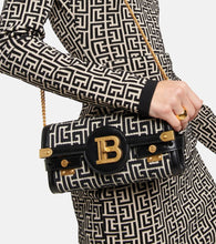 Balmain B-Buzz 23 Small jacquard crossbody bag