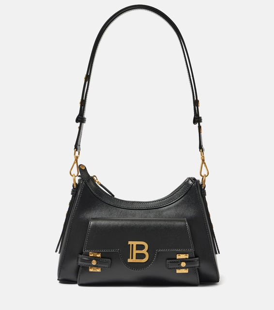 Balmain B-Buzz leather shoulder bag