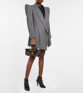 Balmain Blaze Small leather shoulder bag