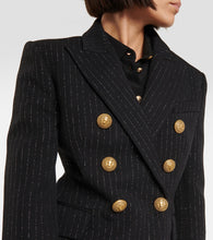 Balmain Chalkstripe wool blazer