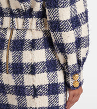 Balmain Checked tweed jacket