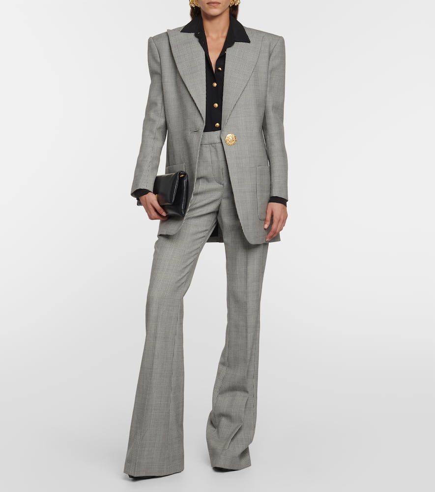 Balmain Checked wool blazer