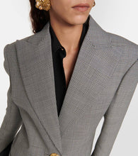 Balmain Checked wool blazer